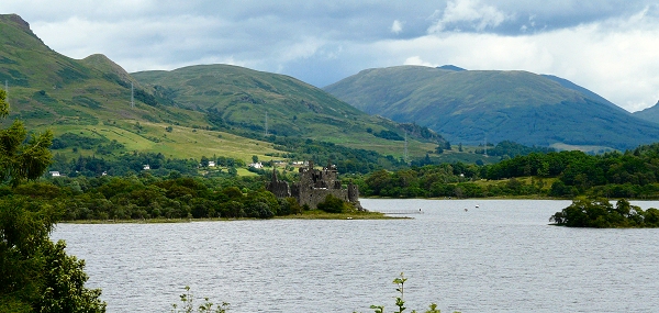 A view looking in towards the centre of Loch Awe