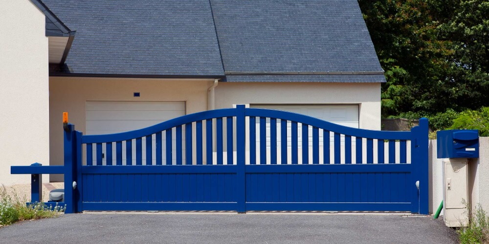 Blue Swing Gate