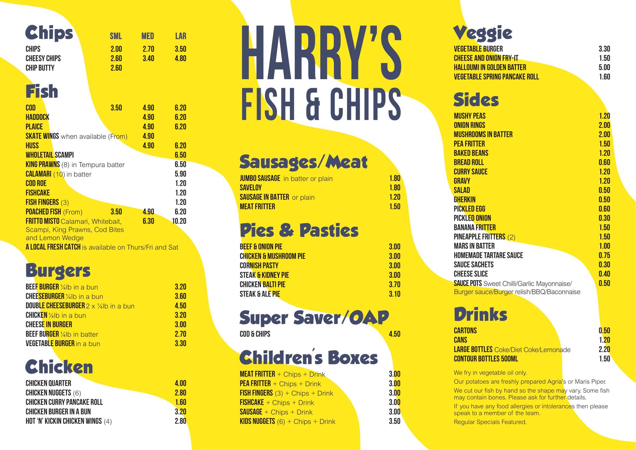 Harry's Fish and Chips Harry's Fish and Chips Ltd