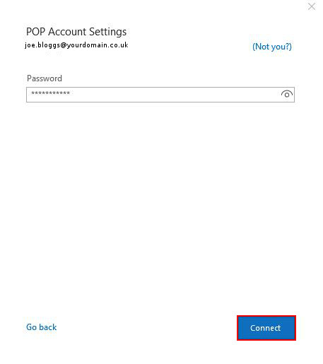 Email Set Up Pop Account Settings