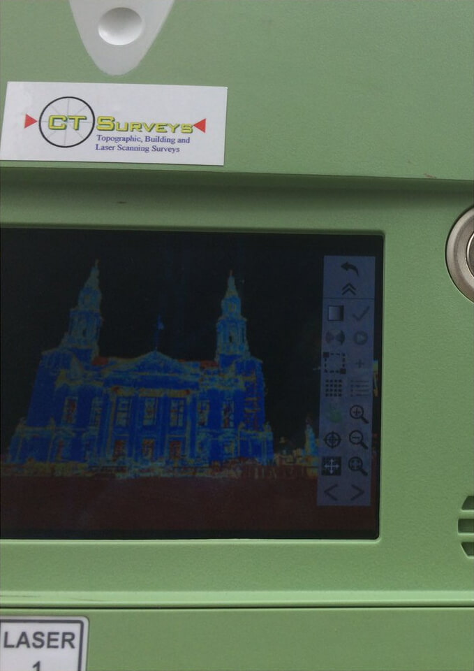 The display on a camera.