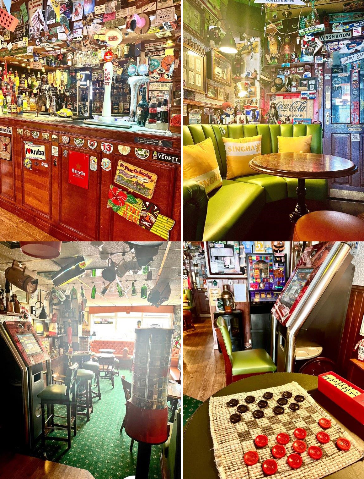 collage of the The Pirates Rum pub