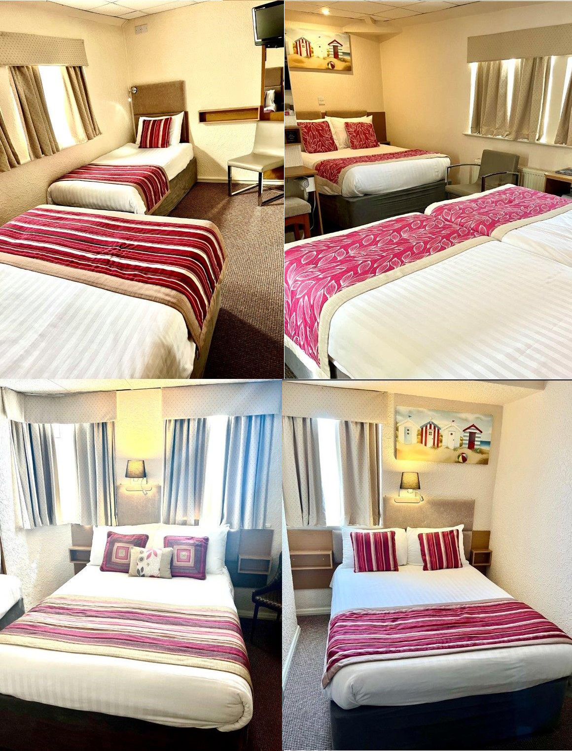 Collage of Room Interior in Clifton Court Hotel