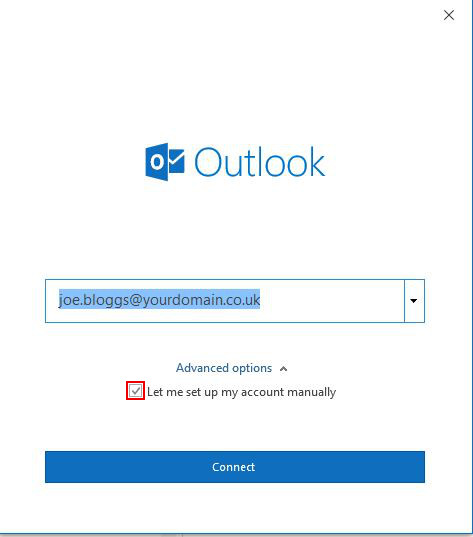Outlook Set Up Example 