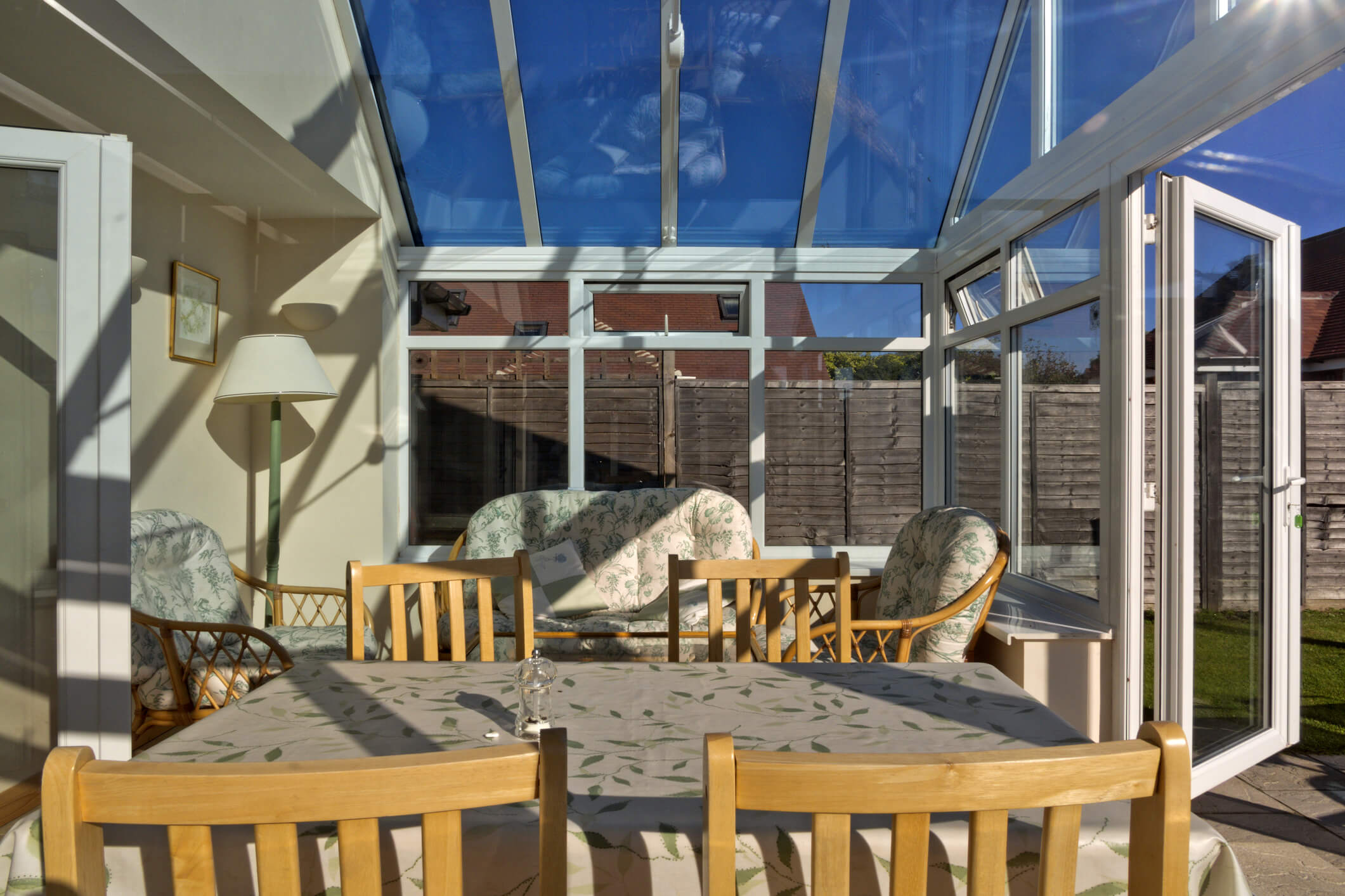 Home Conservatory with UPVC glazing