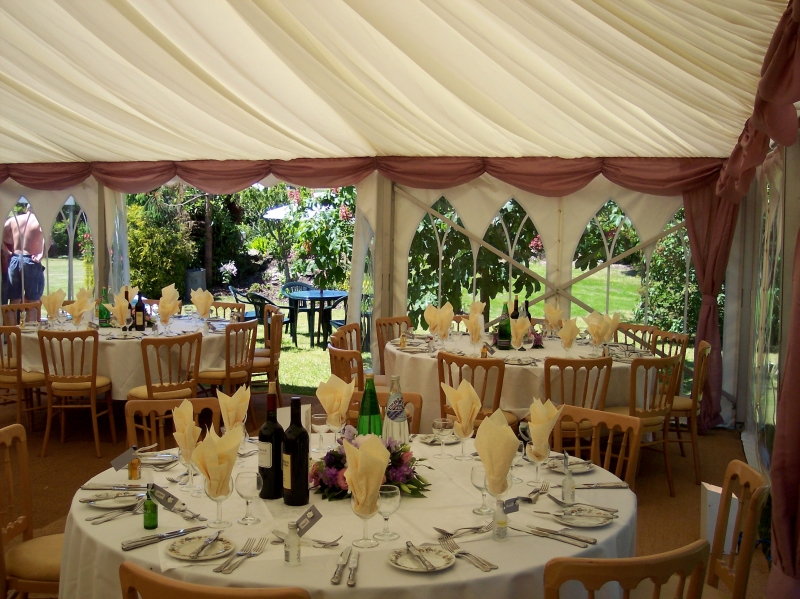 D&J Marquees with Luxury Wine