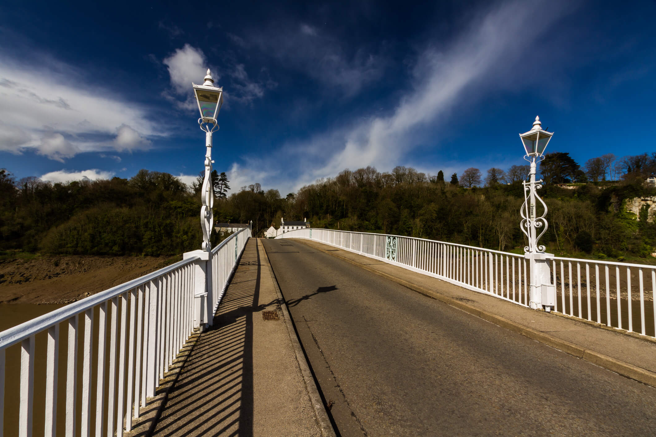 Road bridge connecting Chepstow and Tutshill