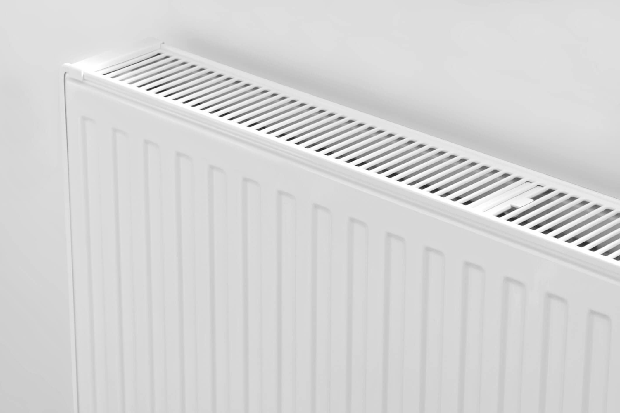 Picture of a modern, newly fitted radiator