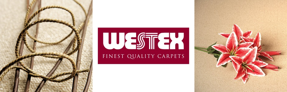 Westex logo with plant images