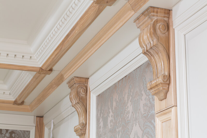 classic wood interior wall decor