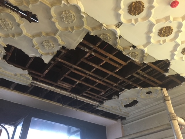 renovating ceiling art 
