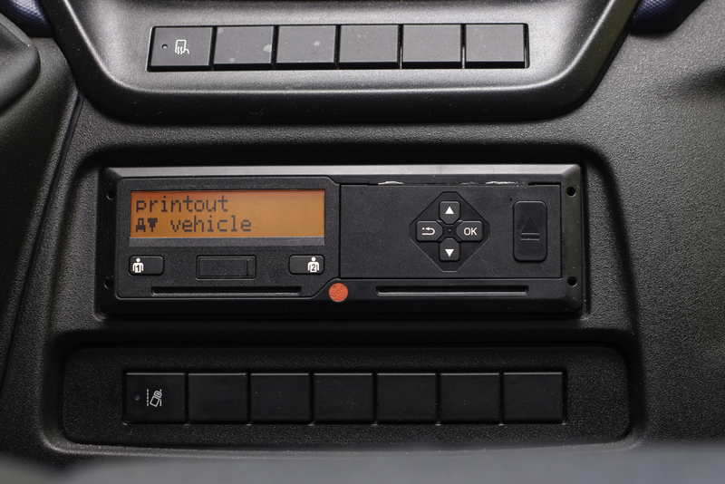 tachograph digital display