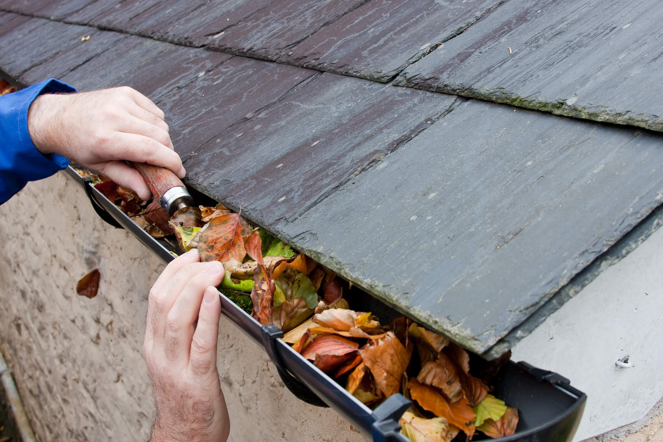 Gutter clearing services