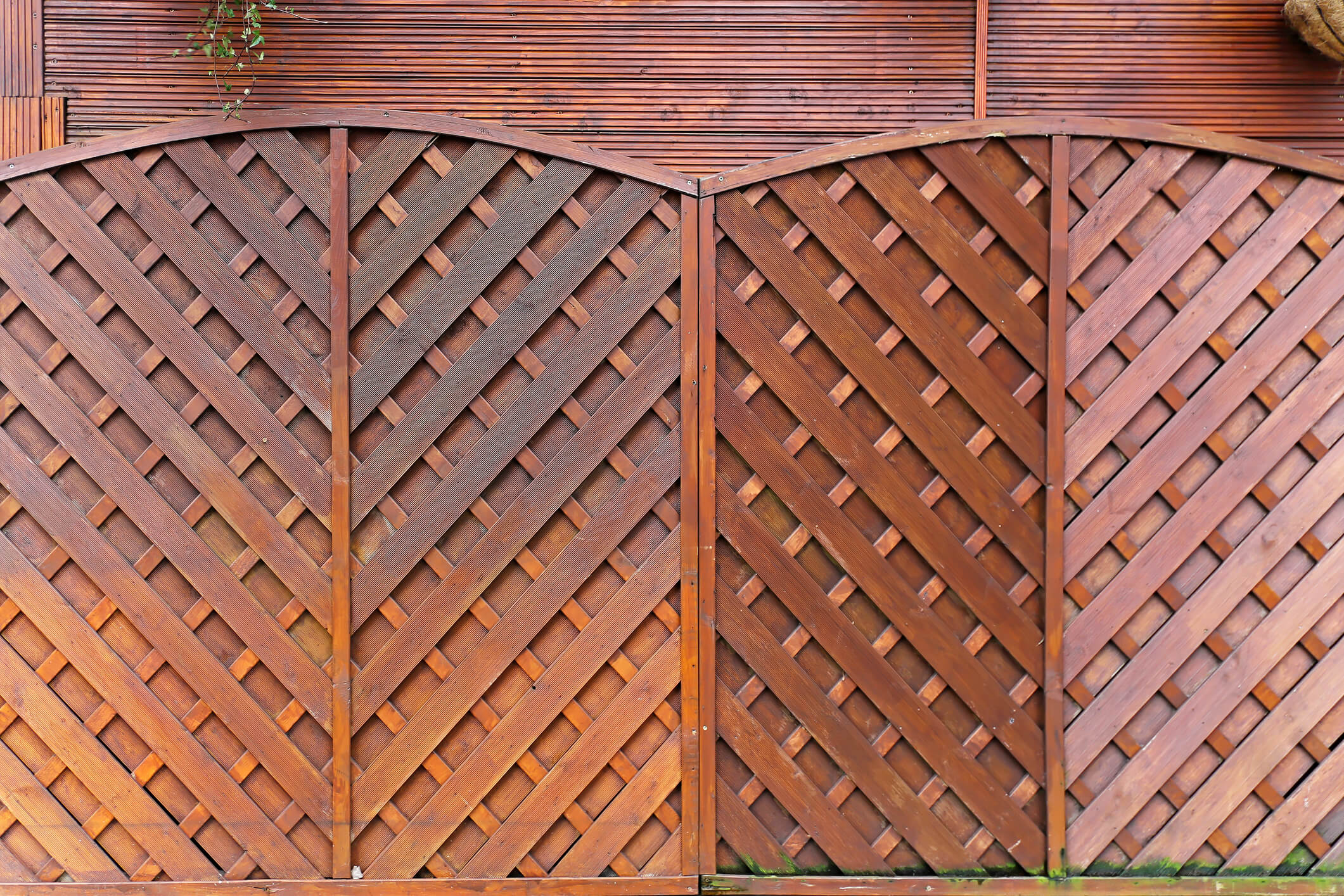 wooden fence panels