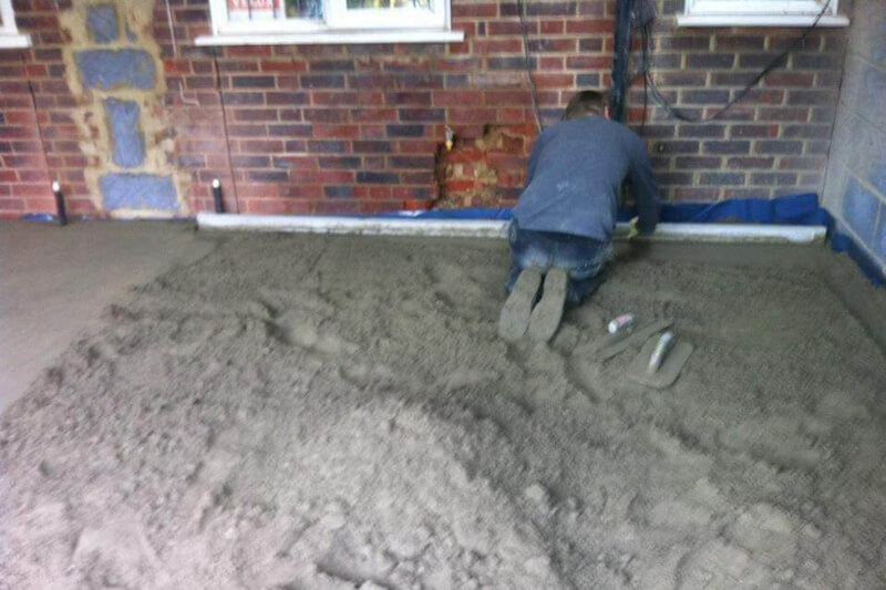 Screeding Flooring