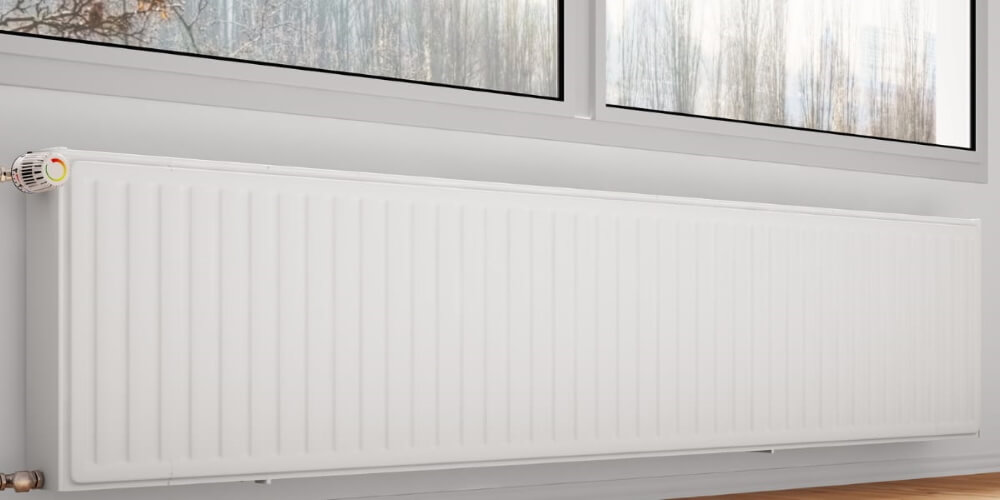 Large white radiator