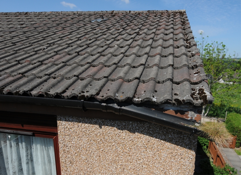 Dirty gutter