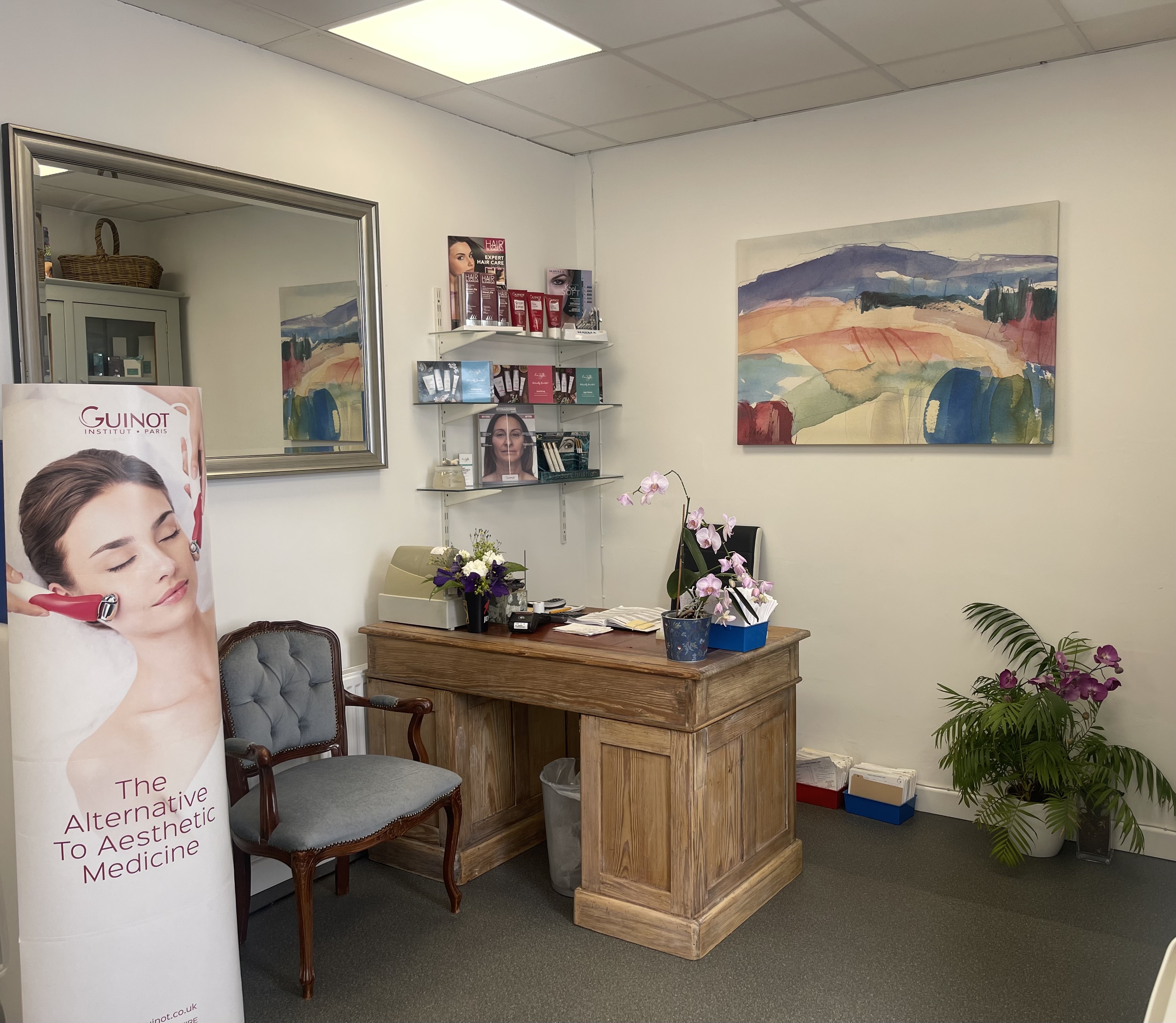 Wye Beauty Reception Area