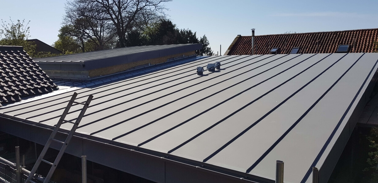 Modern Zinc Roofing