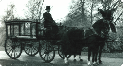 Vintage horsedrawn carraiges for the more traditional funeral
