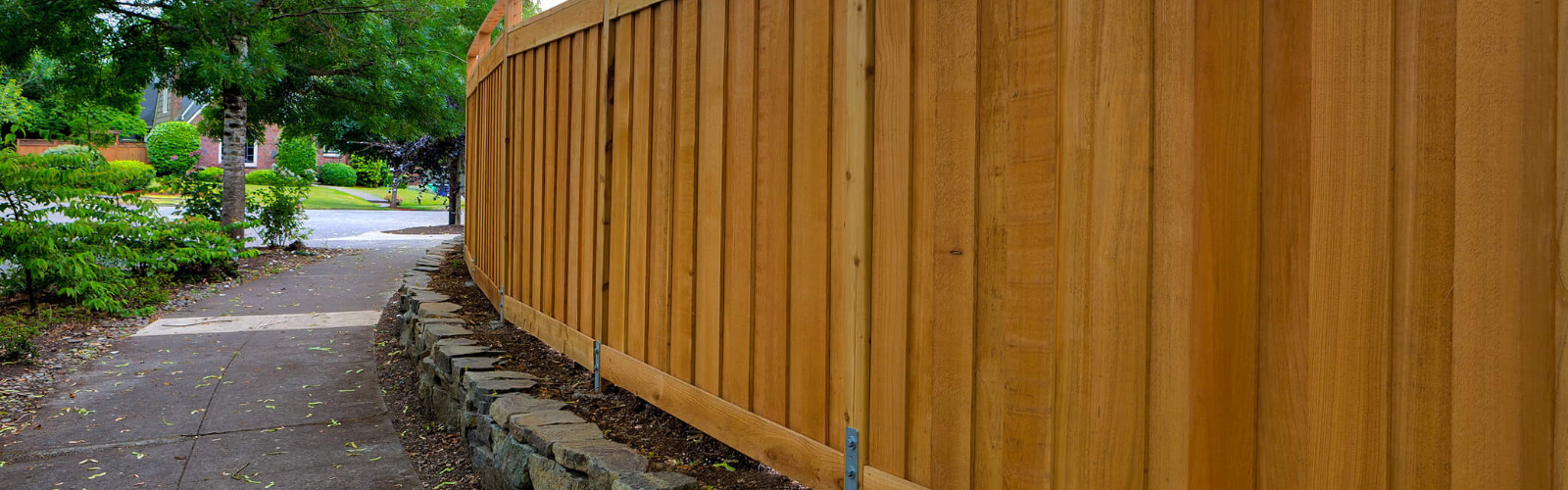 Wood Fences in Lockerbie