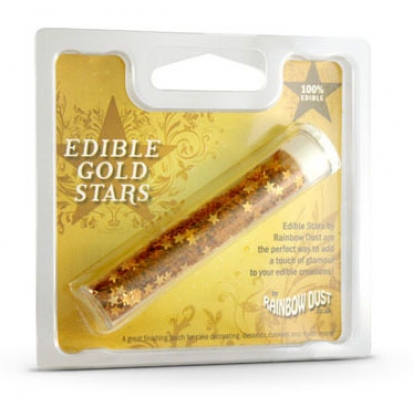 Rainbow Dust Edible Gold Stars - A Cake For You