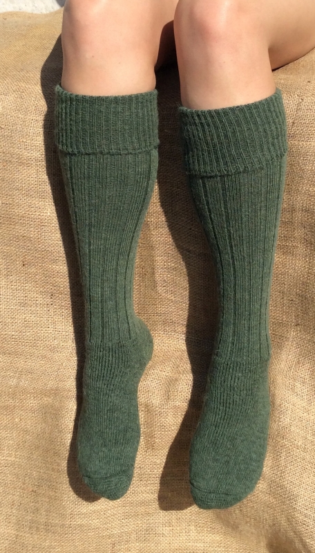 wool welly socks
