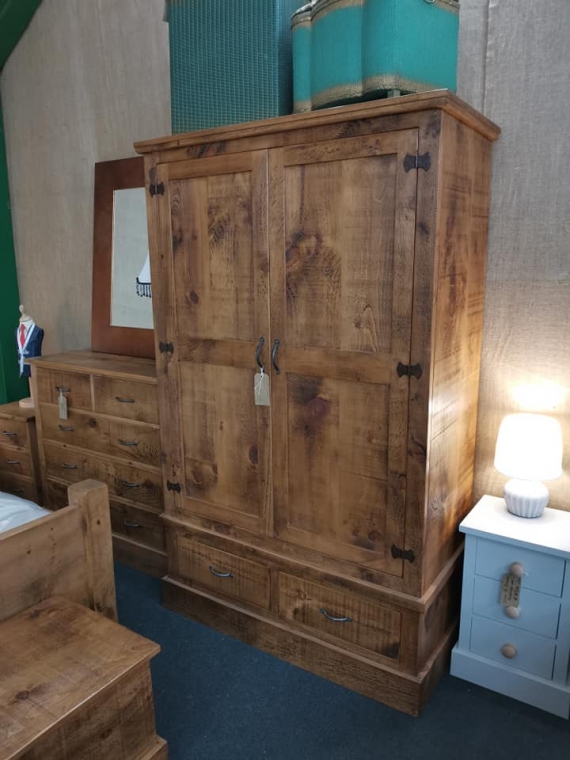 Rustic Plank range of bespoke pine furniture Pond Cottage Antiques