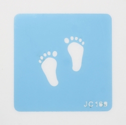 Baby Footpints - Stencil - 25mm