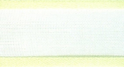 40mm lemon organza ribbon - 25 meter reel