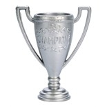 Silver Colour Plastic Trophy