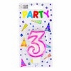 Party Candles/ Number 3 Pink