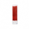 Pearlised Red Party Candles