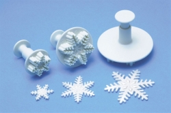 PME 3 Set Snowflake Plunger Cutters