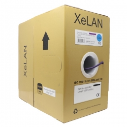 XeLAN Category 6 Cable U/UTP Dca LS0H 305m Box - Violet-4000-0001
