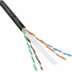 Excel Cat6 Cable U/UTP External Grade Fca PE 305m Box - Black