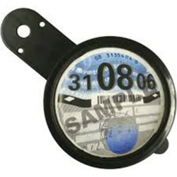 MOTORCYCLE TAX DISC HOLDERS