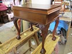 Hand Carved Piano/Dressing Stool