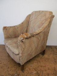 GP & J Baker Re-upholstered Antique Armchair