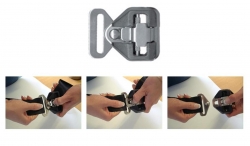 As STEEL buckles do NOT press release we recommend that all carers are shown how to release the buckle.