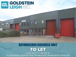 Refurbished Warehouse TO LET - Lismarinne Ind. Est. Elstree Road, WD6