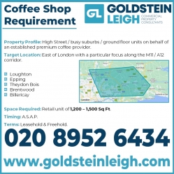 Coffee Chain Requirement - East of London / Essex