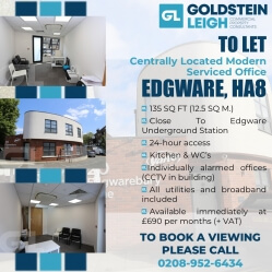 Loads Of Natural Light - Serviced Office - Central Edgware