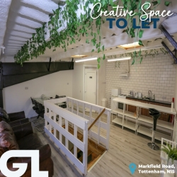 TO LET // Business Unit // Creative Space // Markfield Road, N15