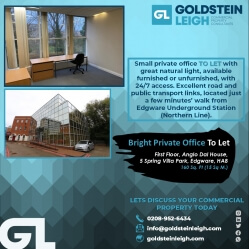 Private Small Office - Spring Villa Park, Edgware, HA8