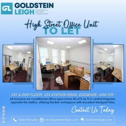 Office Opposite Edgware Station TO LET - 123 Station Road, Edgware, HA8 7JR