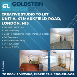 Studio // Self Contained Commercial Space - Tottenham, N15