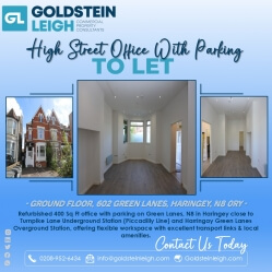 Office TO LET With Parking - 602 Green Lanes, Hairngey, N8