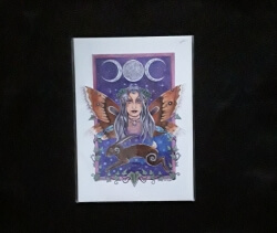 Imminent Luna Goddess A4 Print