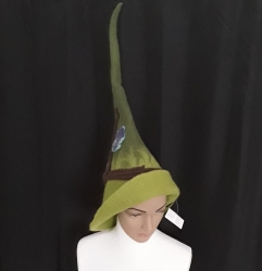 Green Felt Pixie Hat
